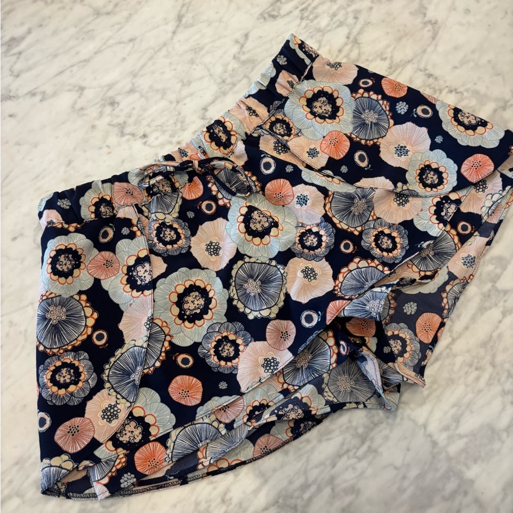 Floral Patterned Shorts